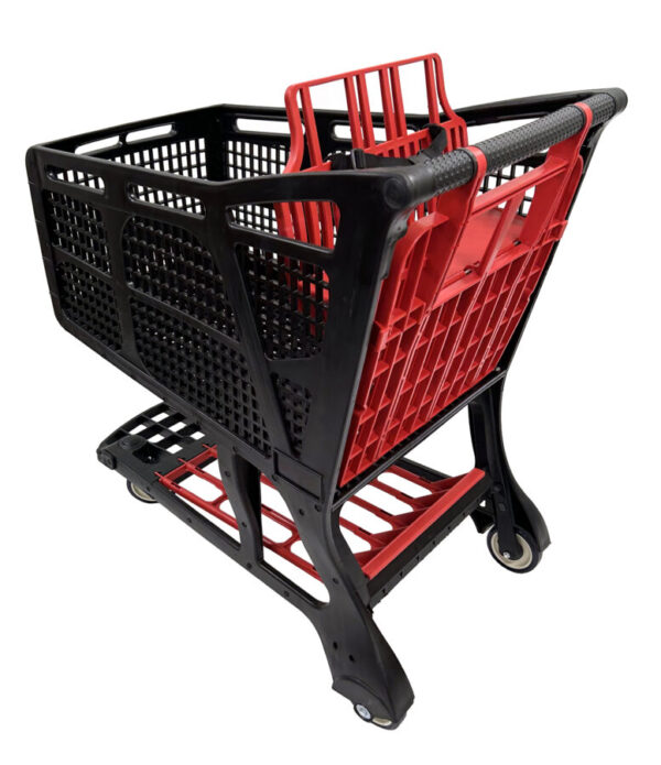 RW Rogers IPT All Plastic Cart angled